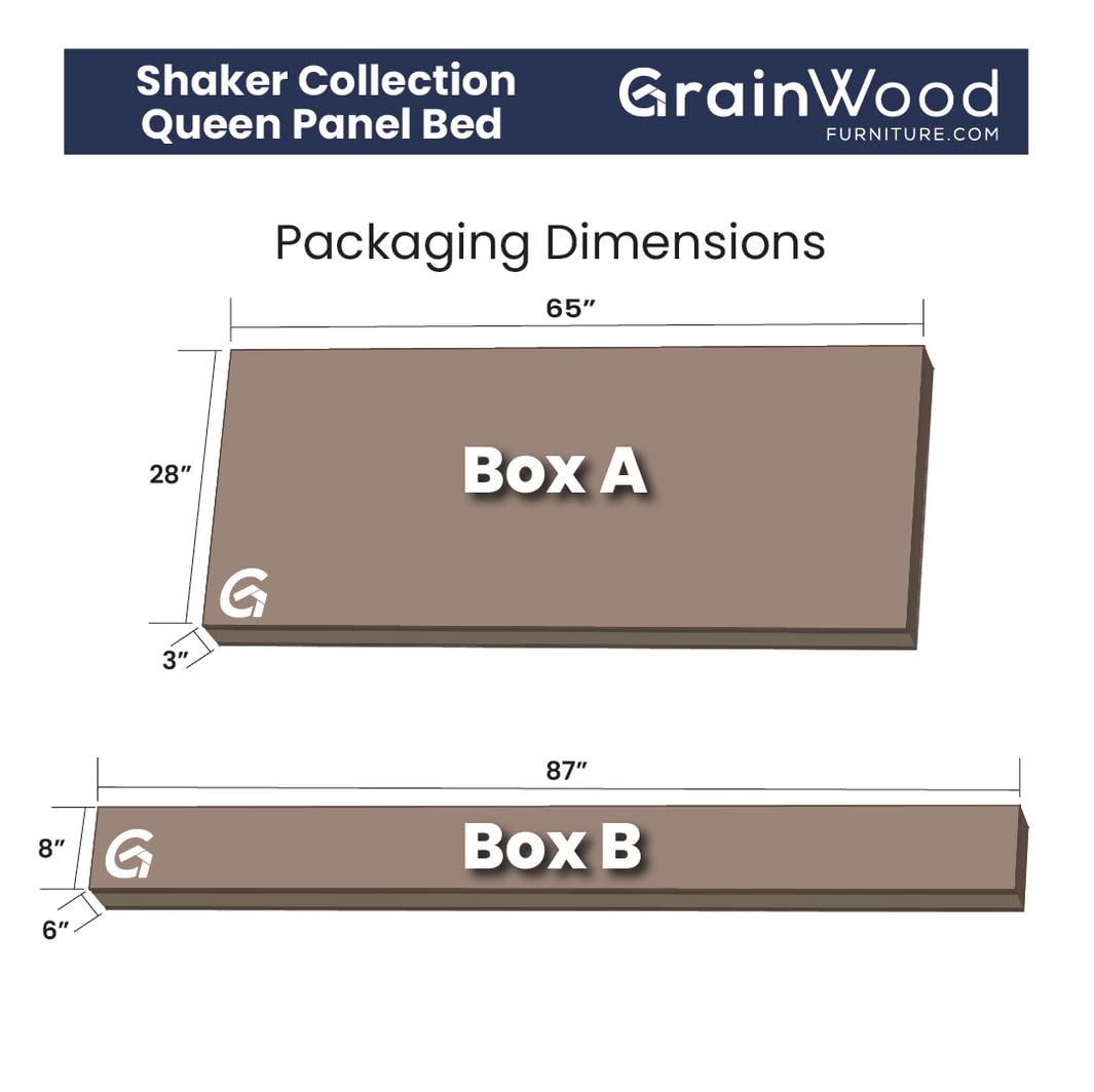Wood Panel Platform Bed