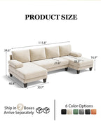 U-Shaped Sectional Couches