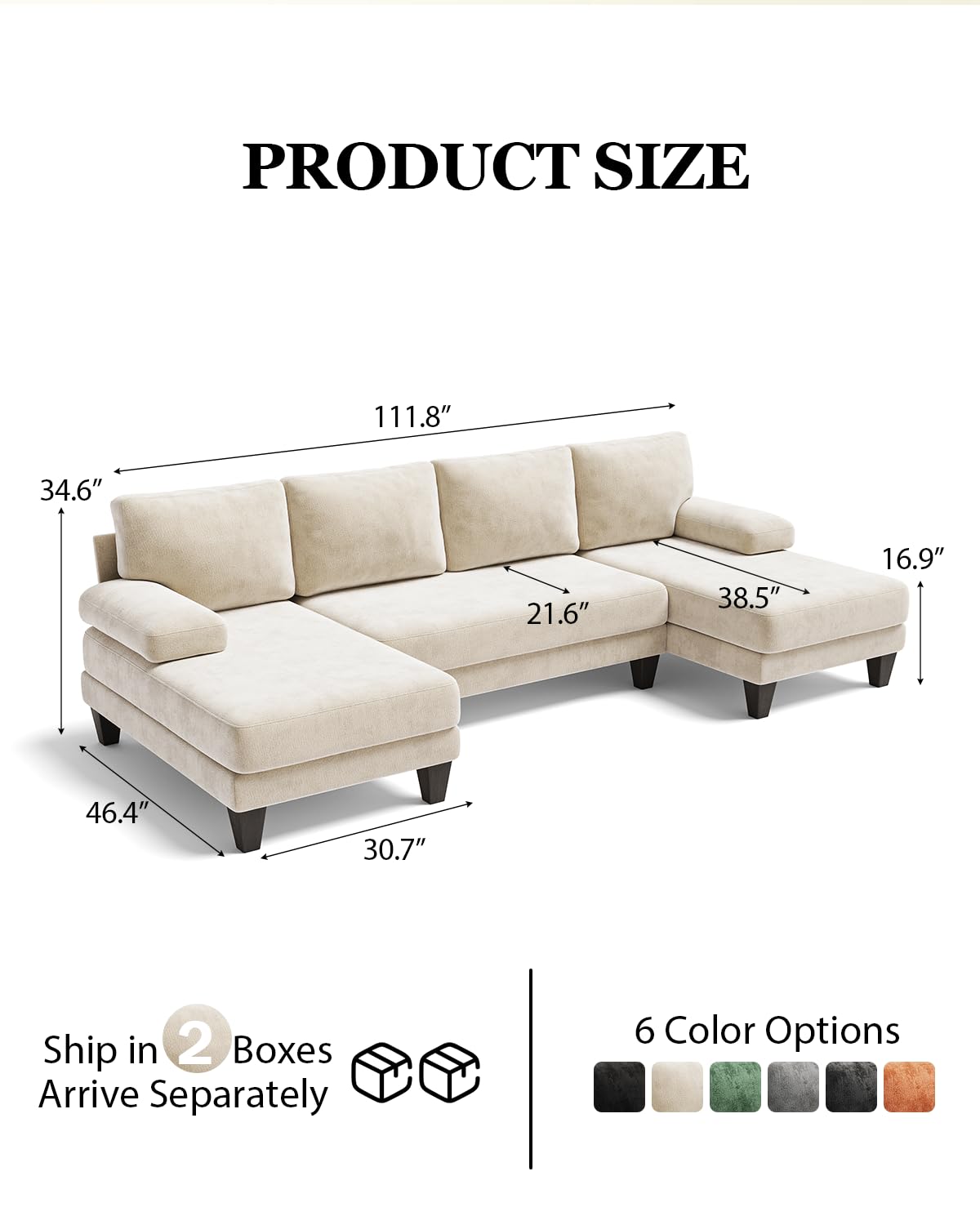 U-Shaped Sectional Couches