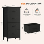 4 Drawer Storage Cabinet