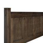 Wood Panel Platform Bed