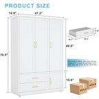 Metal Wardrobe Closet