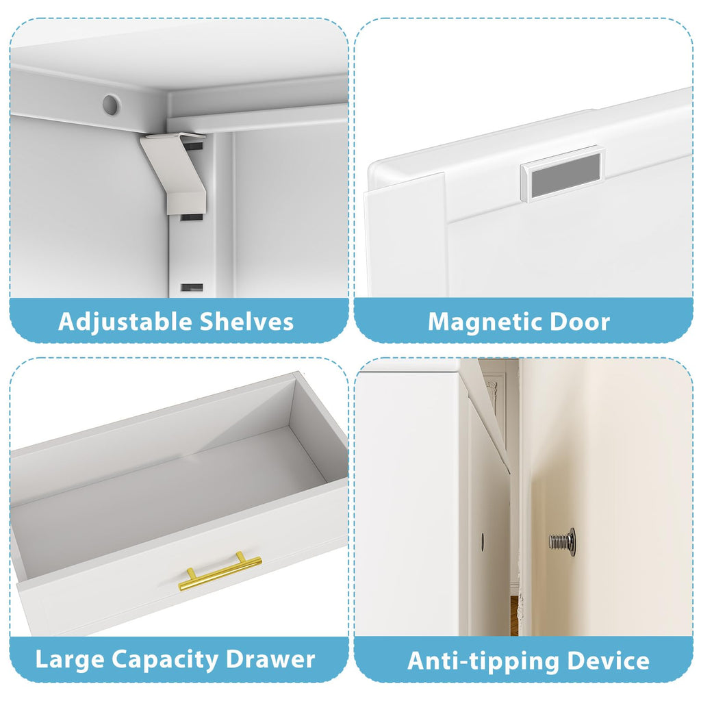 Metal Wardrobe Closet
