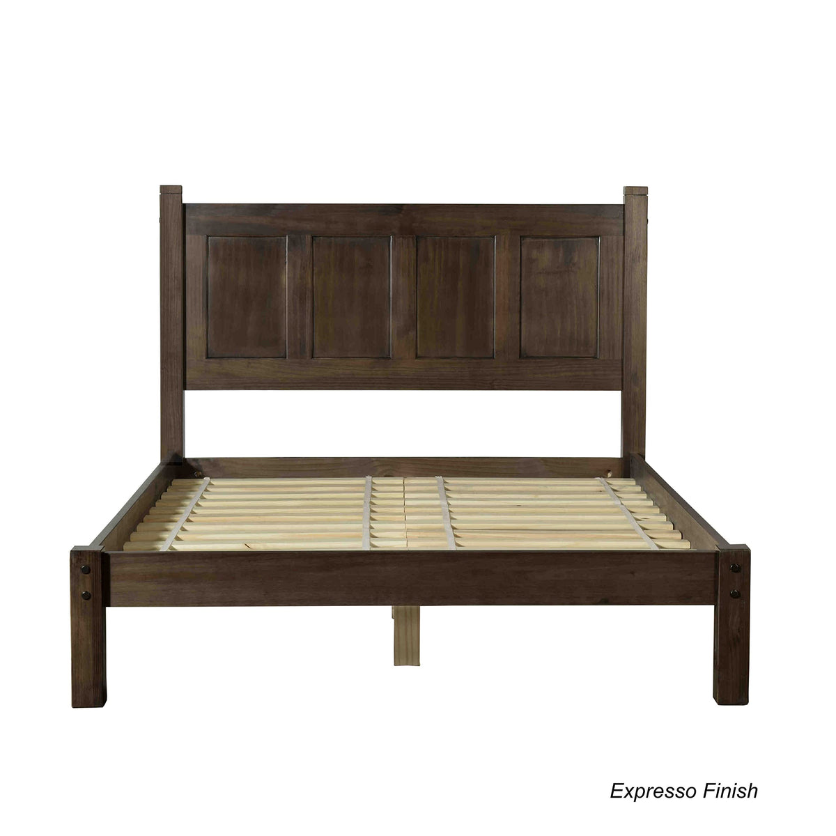 Wood Panel Platform Bed