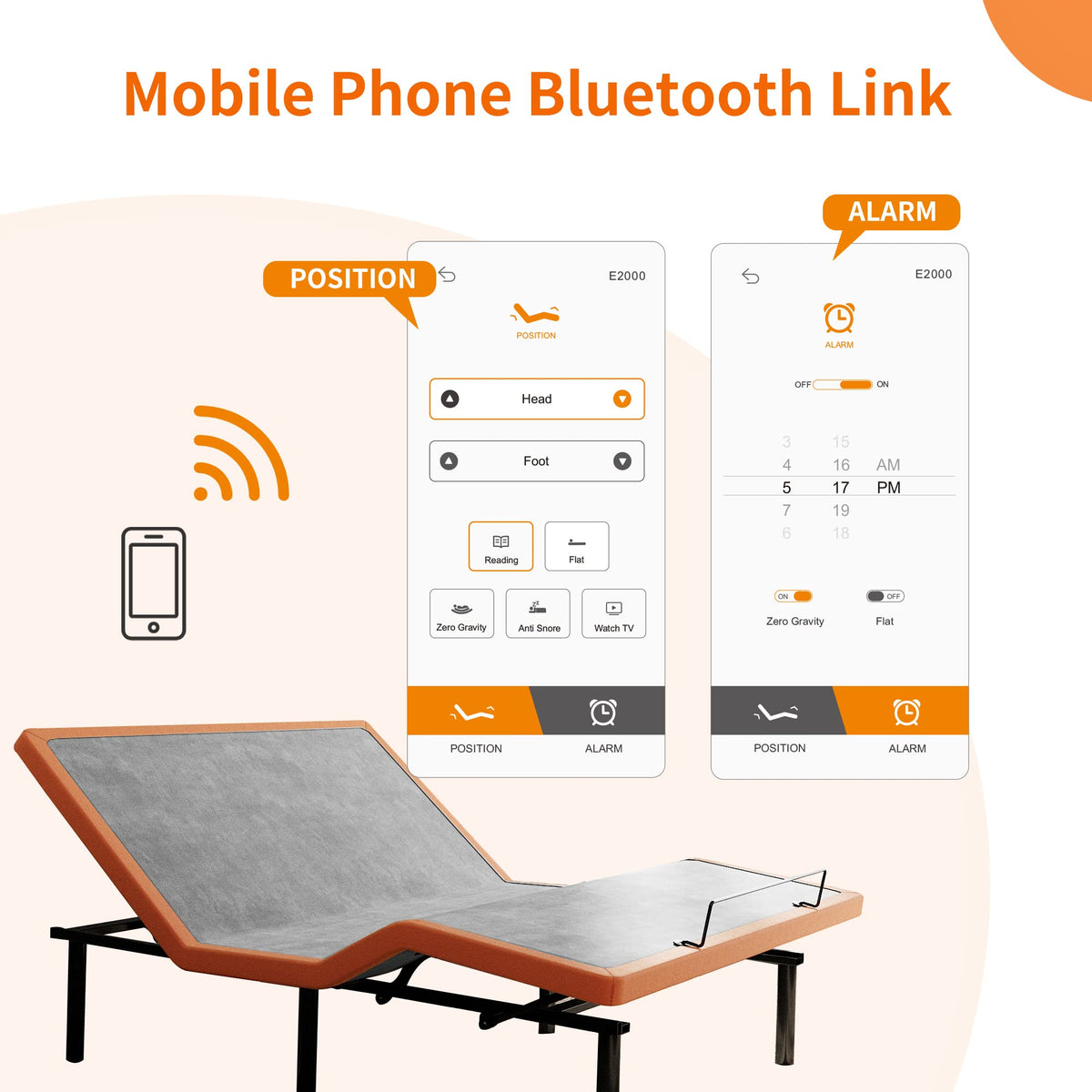 Split King Adjustable Bed