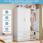 Metal Wardrobe Closet