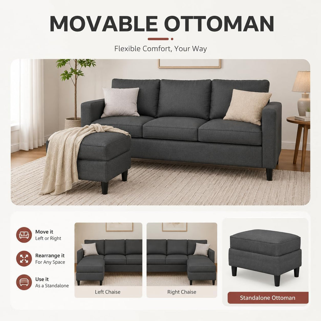 L-Shaped Sectional Sofa