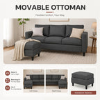 L-Shaped Sectional Sofa