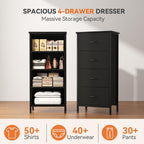 4 Drawer Storage Cabinet