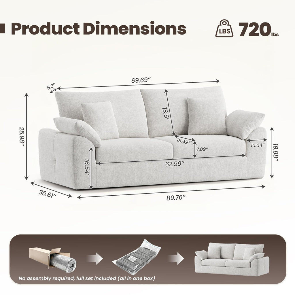 Cloud Boneless Sofa
