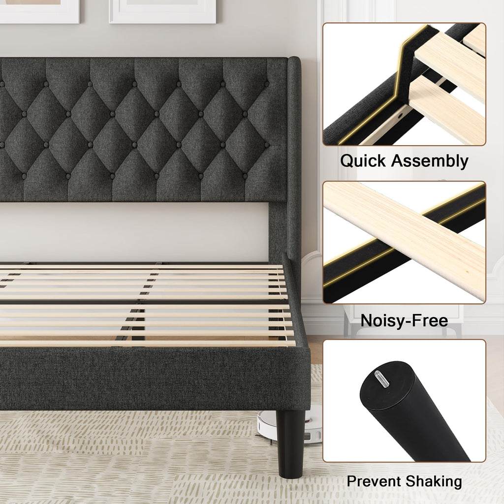 King Size Platform Bed