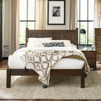 Wood Panel Platform Bed