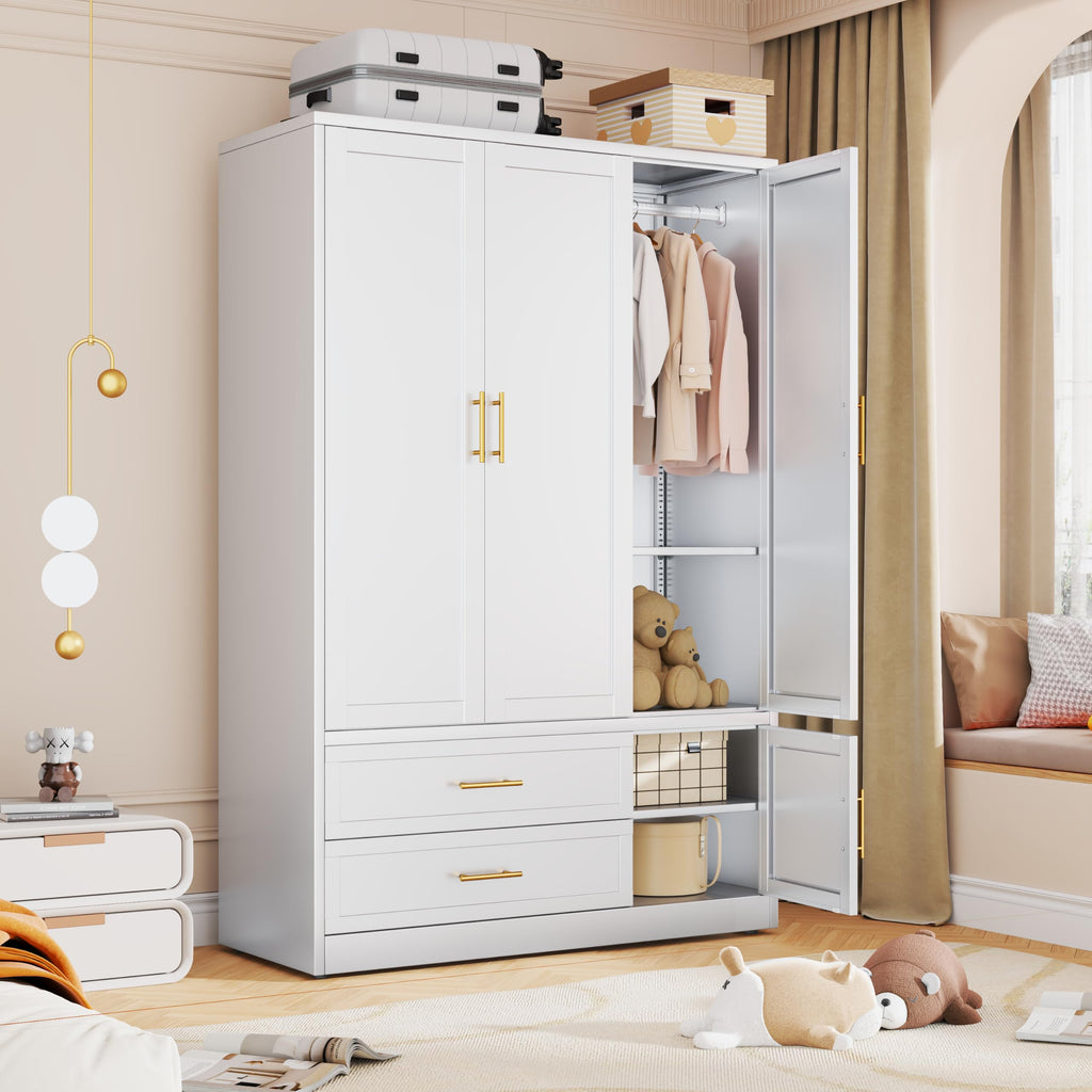 Metal Wardrobe Closet