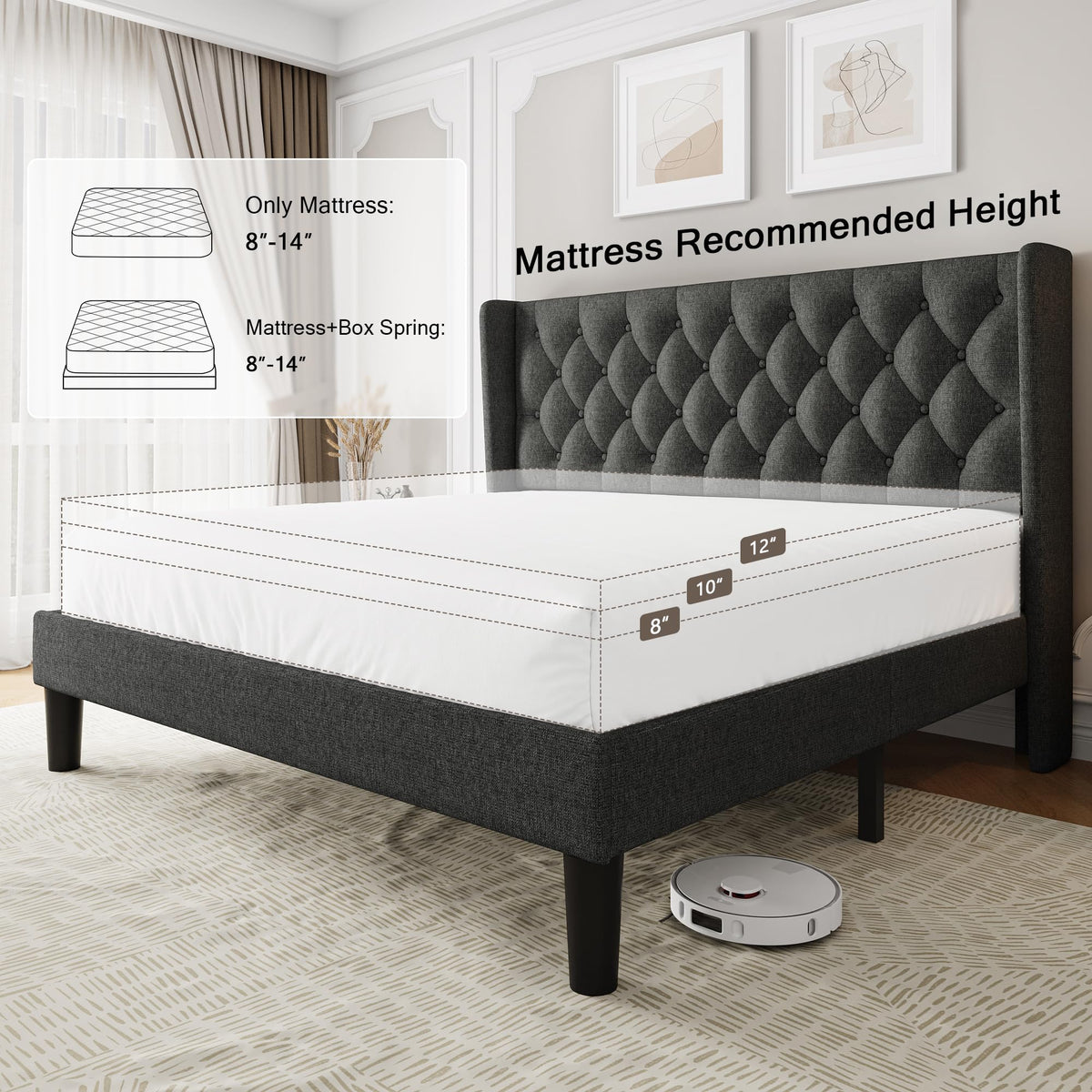 King Size Platform Bed