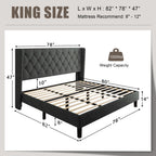 King Size Platform Bed