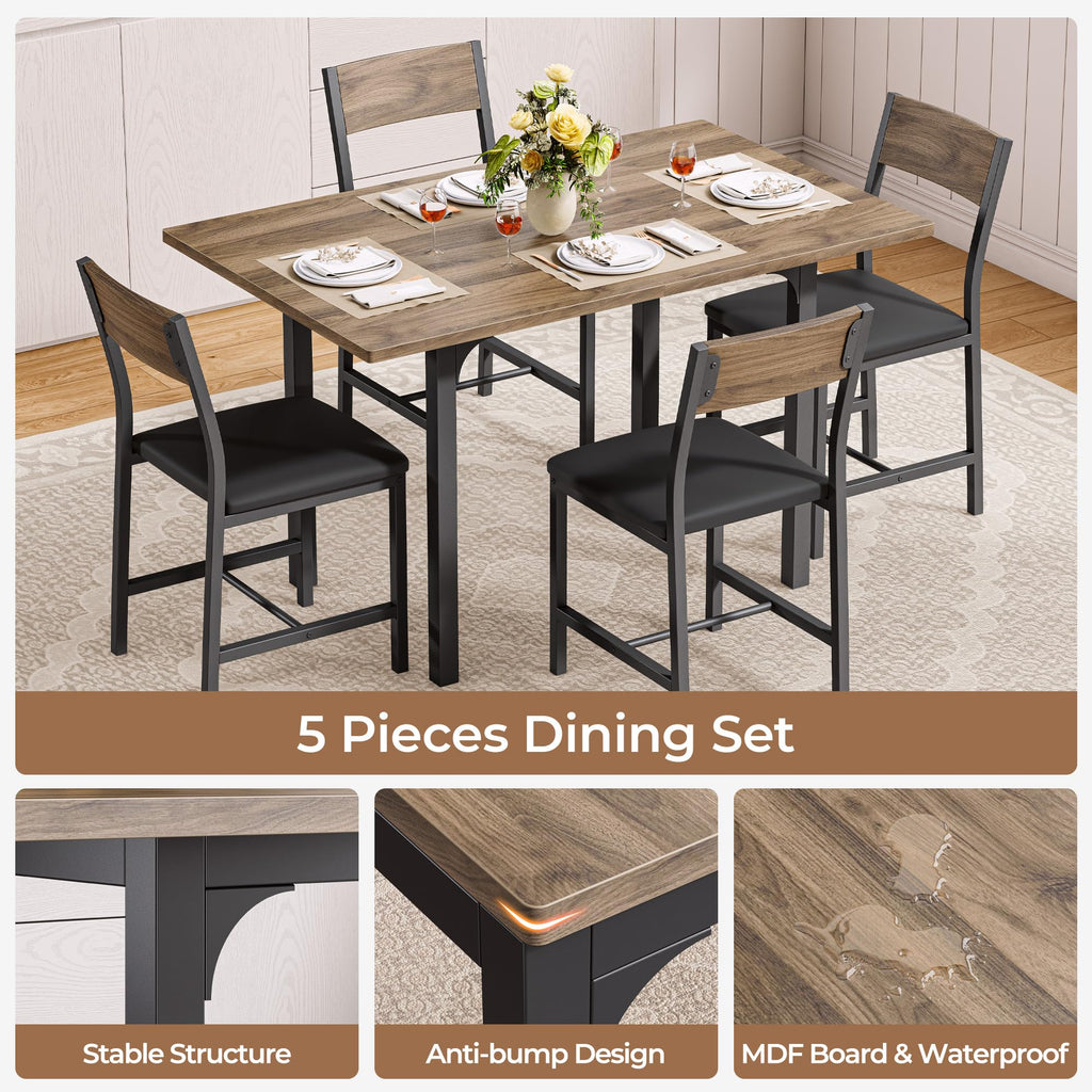 Dining Table Set for 4