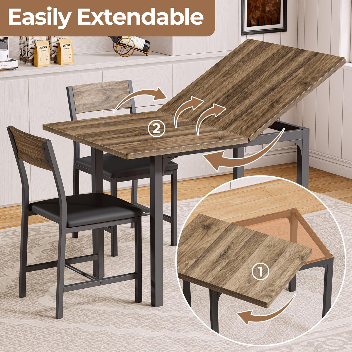 Dining Table Set for 4